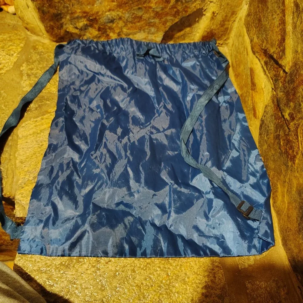 Skechers Drawstring Nylon Bag Backpack Blue